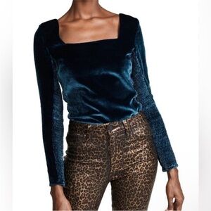 Rebecca Taylor Velvet Top